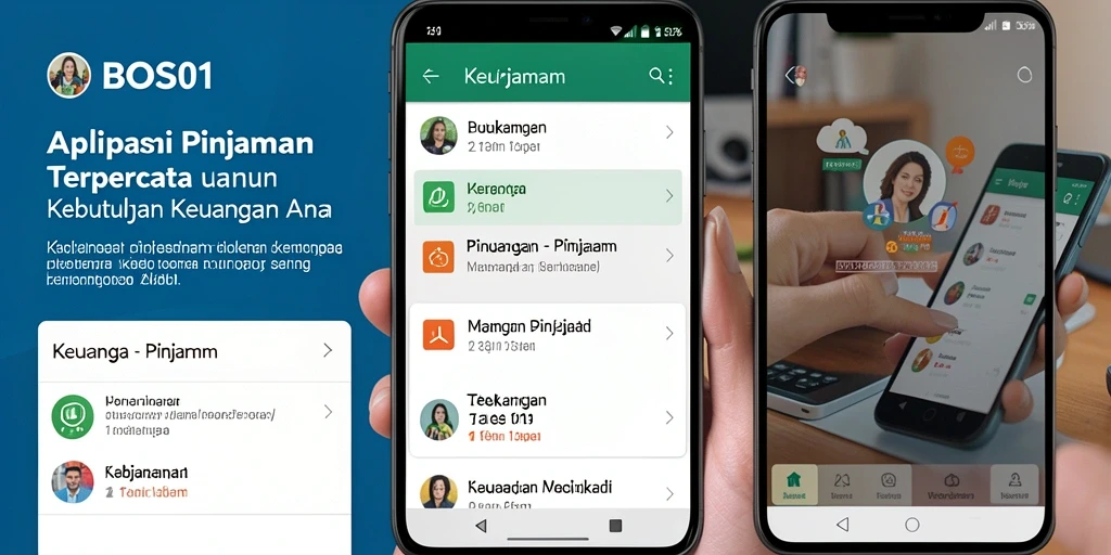 Tampilan antarmuka BOS01 yang sederhana dan intuitif.